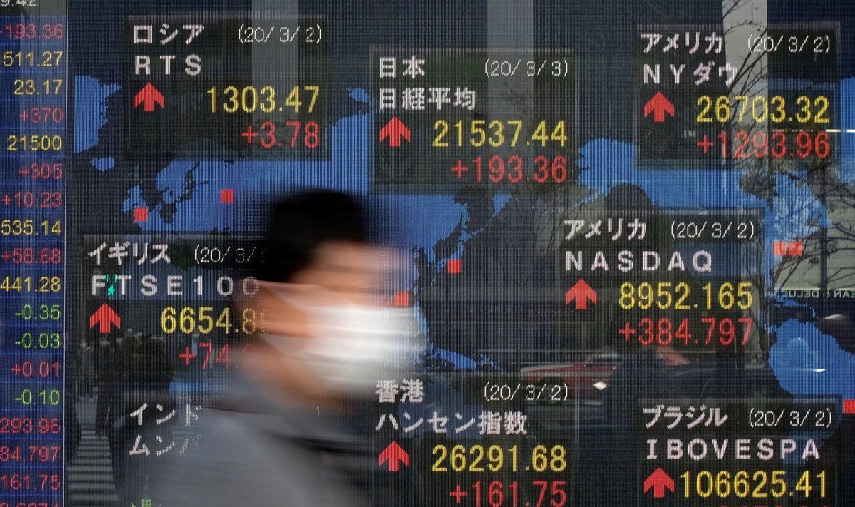 Investor möödub Tokios börsiinfoga vaateaknast