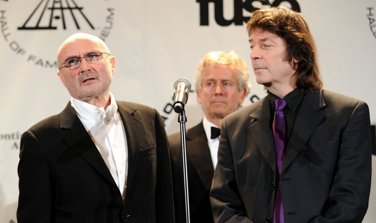 Genesise liikmes vasakult: Phil Collins, Tony Banks ja Steve Hackett