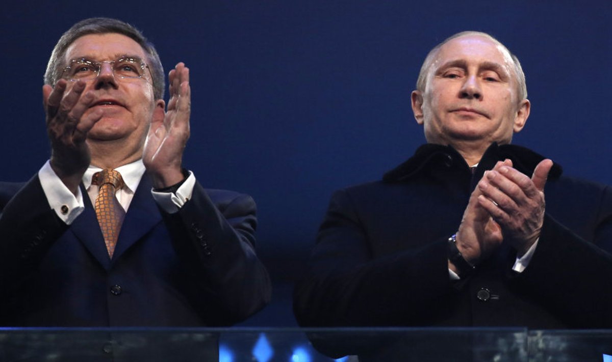 Thomas Bach ja Vladimir Putin