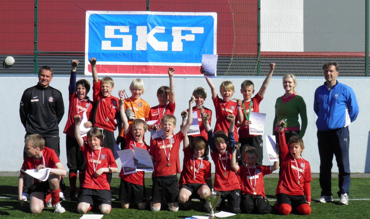 Kotkas Cup turniiri võitnud Martin Reimi jalgpallikooli võistkond