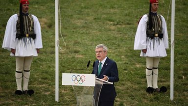 В Олимпии началась церемония зажжения олимпийского огня для Игр в Париже