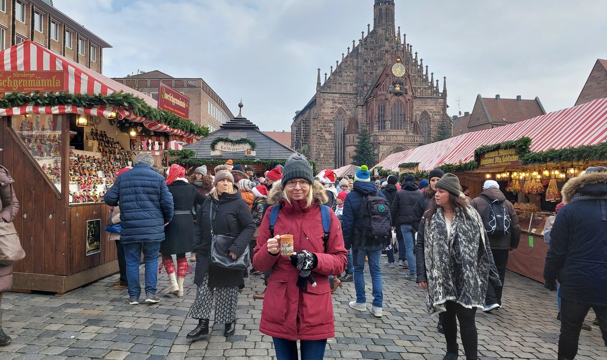 Üks Nürnbergi visiitkaarte on talvine jõuluturg. Ja muidugi tasub siin mekkida kohalikku hõõgveini, kinnitab loo autor.