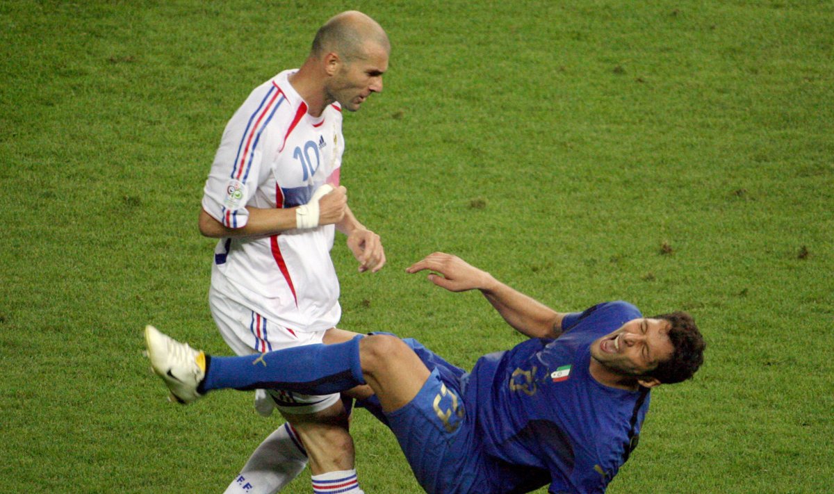 Zinedine Zidane lõi 2006. aasta MM-i finaalis peaga Marco Materazzit