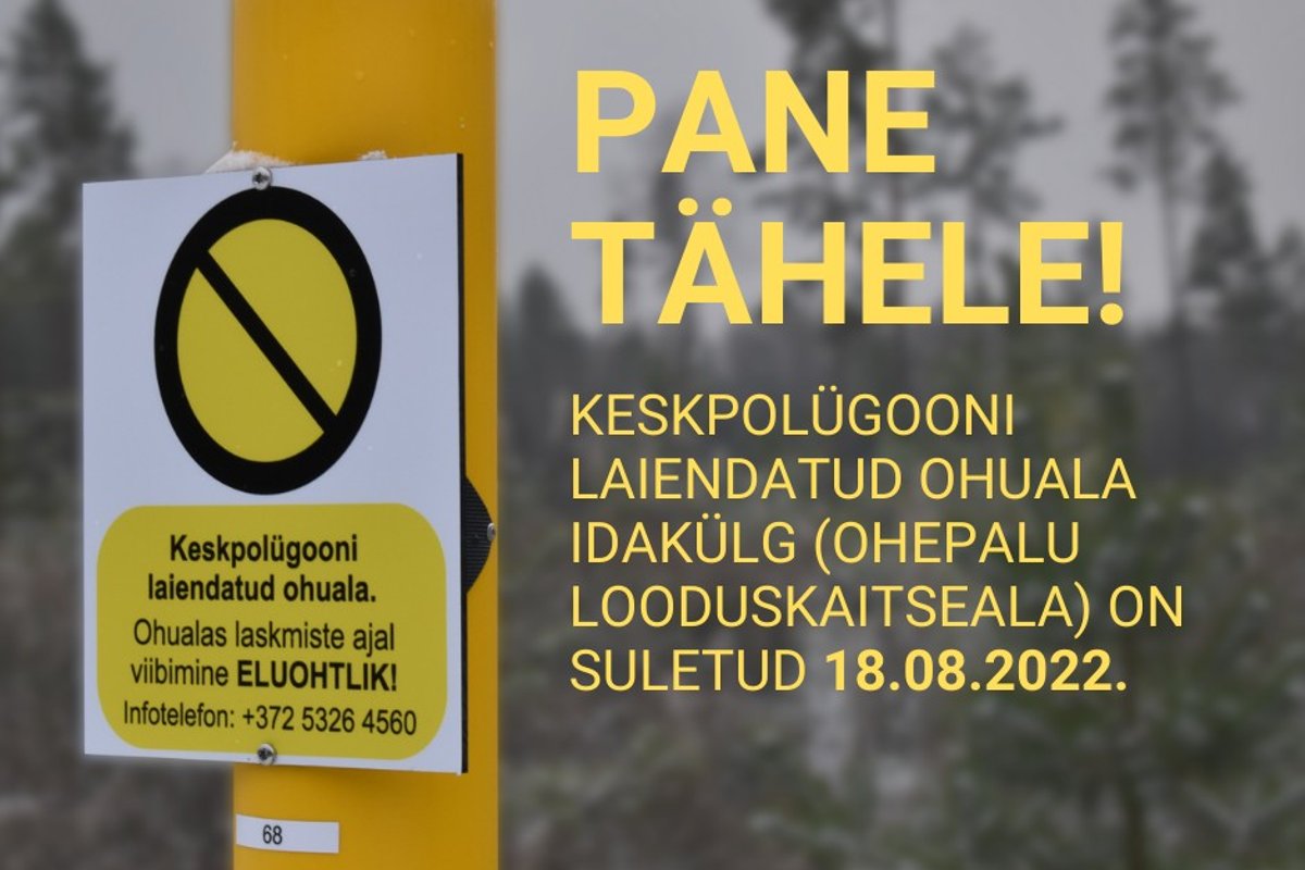 Kaitsevägi sulges tänaseks Ohepalu looduskaitseala