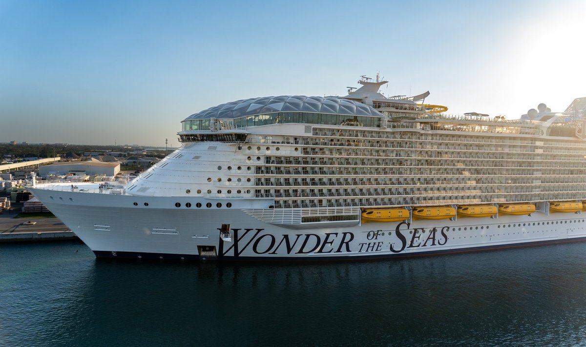 Maailma suurim kruiisilaev Wonder of the Seas