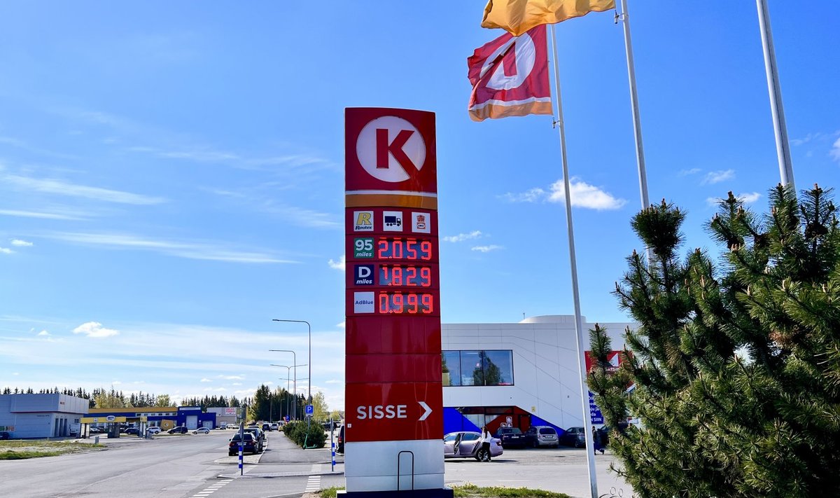 Kütuse hind Viljandis 18.05.2022