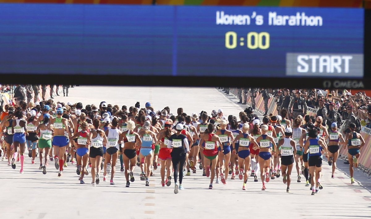 2016 Rio olümpia naiste maratoni start