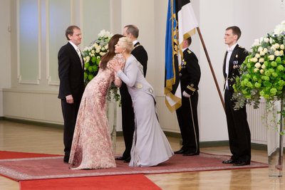 Angelika Erin, Joel Hans Arro, Presidendi vastuvõtt Estonias