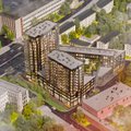 ФОТО | Возле дома полиции появится роскошный жилой и коммерческий комплекс с уникальной крышей. Квадратный метр стоит 3500 евро