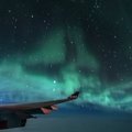 ФОТО: Житель Латвии сфотографировал фантастическое северное сияние с борта самолета