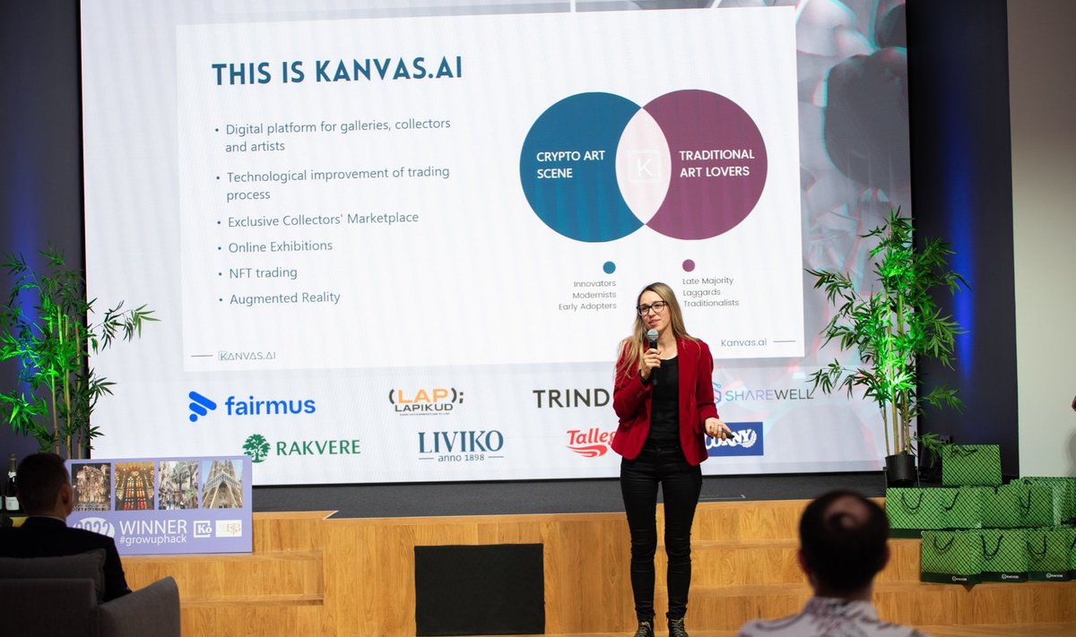 Kanvas.ai kaasasutaja ja tegevjuht Astrid Laupmaa.