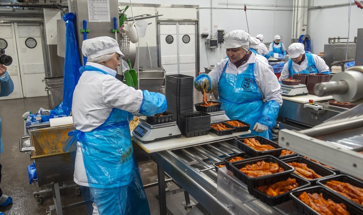 Nõo lihatööstusel kulub suur osa elektrist sellele, et hoida toidu tootmiseks sobivat temperatuuri.