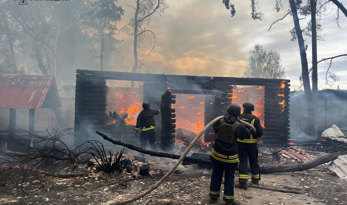 ELU SÕJATSOONIS: Tuletõrjujad Hersoni oblastis