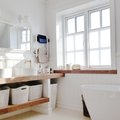 “НАШ ДОМ 2018” │Вагонка и много белого: ванная комната из Пярну