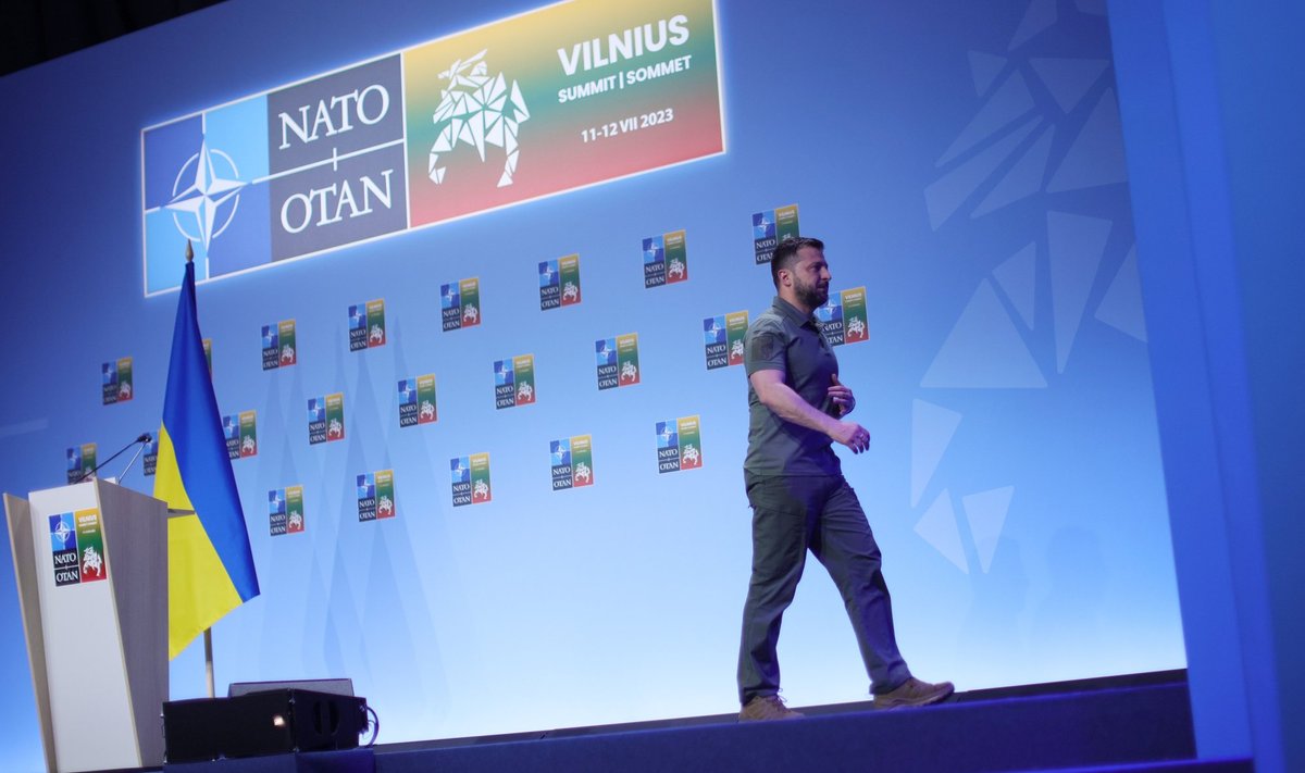 Volodõmõr Zelenskõile ei näidatud küll rohelist tuld NATO-sse, kuid tühjade kätega teda ka Vilniusest ära ei saadetud.