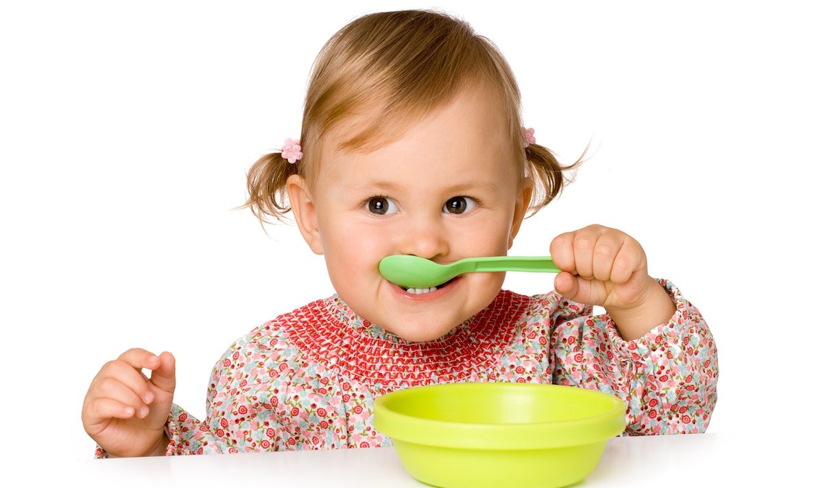 Selleks et laps sööma hakkaks, peab toit ka hea välja nägema.