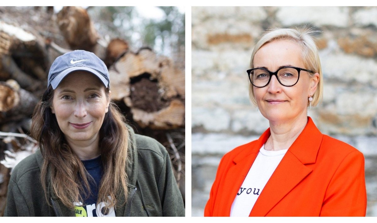 Evelyn Sepp (vasakul) ja Kristina Kallas (paremal)