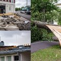 ФОТО и ВИДЕО | На выходных шторм обесточил почти 37 000 домов, несколько людей попали в больницу