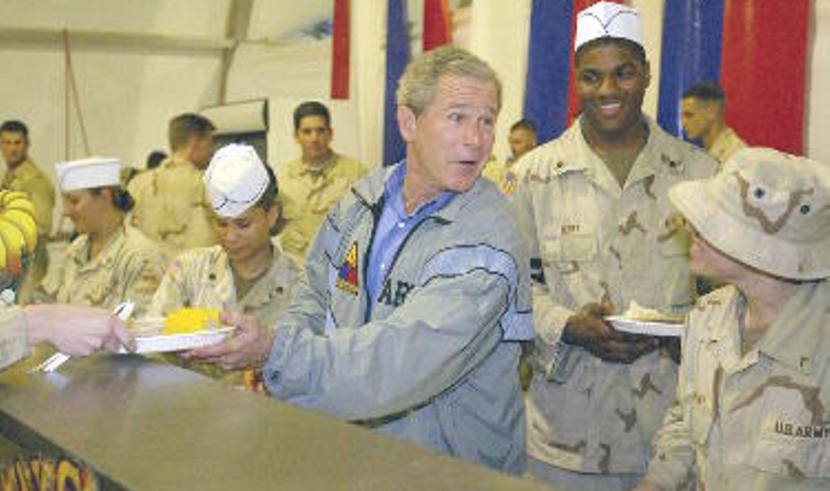 George W. Bush üllatusvisiidil Iraaki
