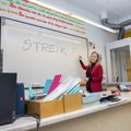 „Бастующим зарплату не платят“. Учителя тартуских школ могут участвовать в забастовке только три дня