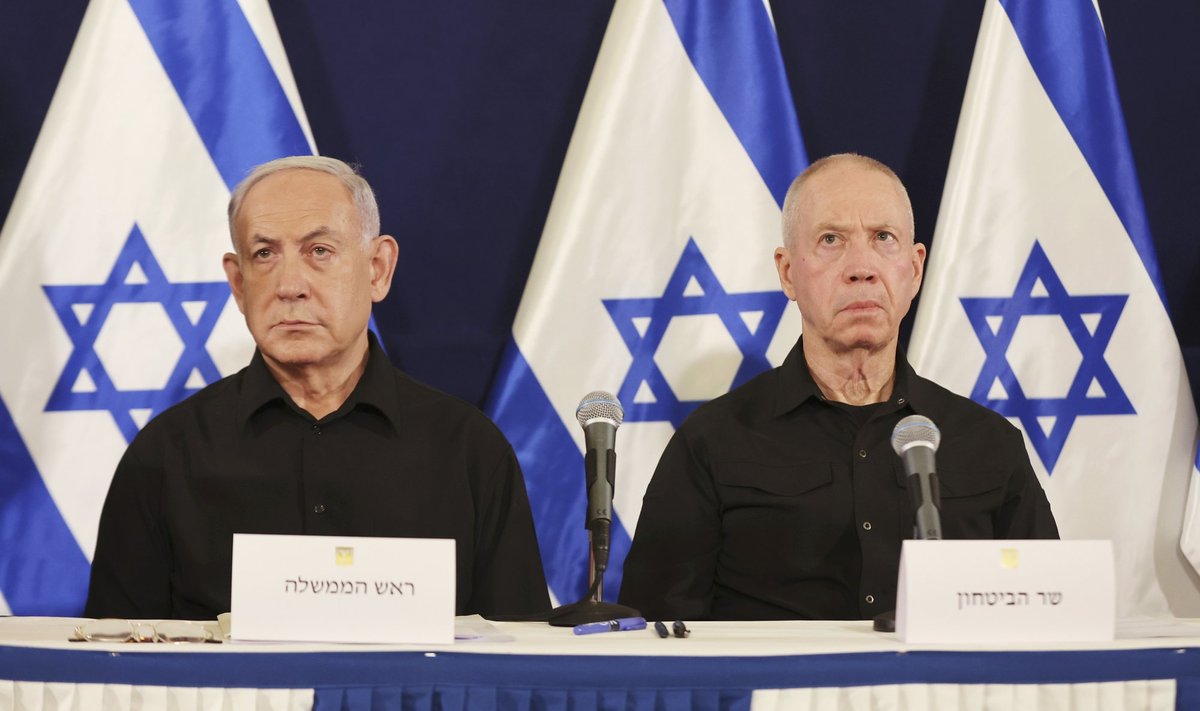 Benjamin Netanyahu ja Yoav Gallant