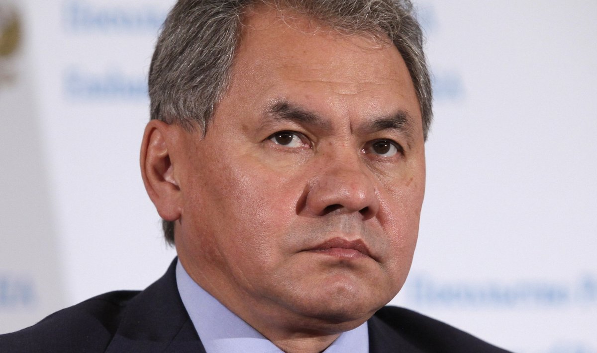 Russia's Defense Minister Sergey Shoygu 