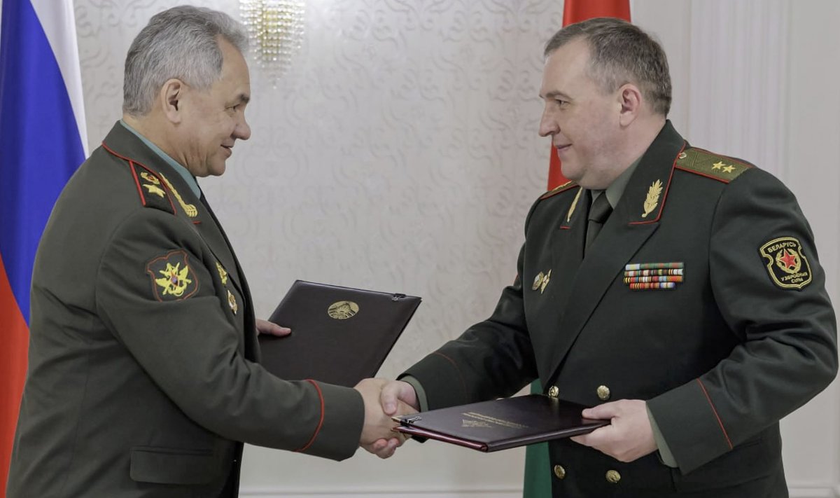 Sergei Šoigu ja Viktor Hrenin