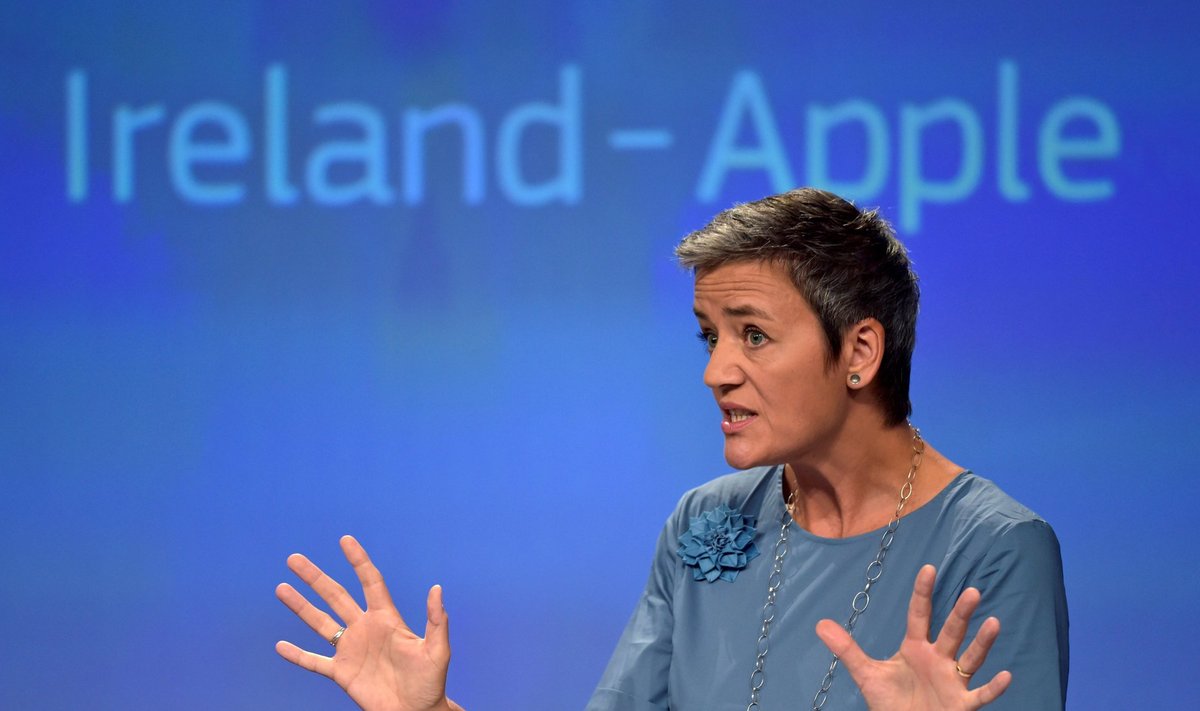 EL-i konkurentsivolinik Margrethe Vestager loodab Apple’i mõnusale elule Iirimaal lõpu teha.