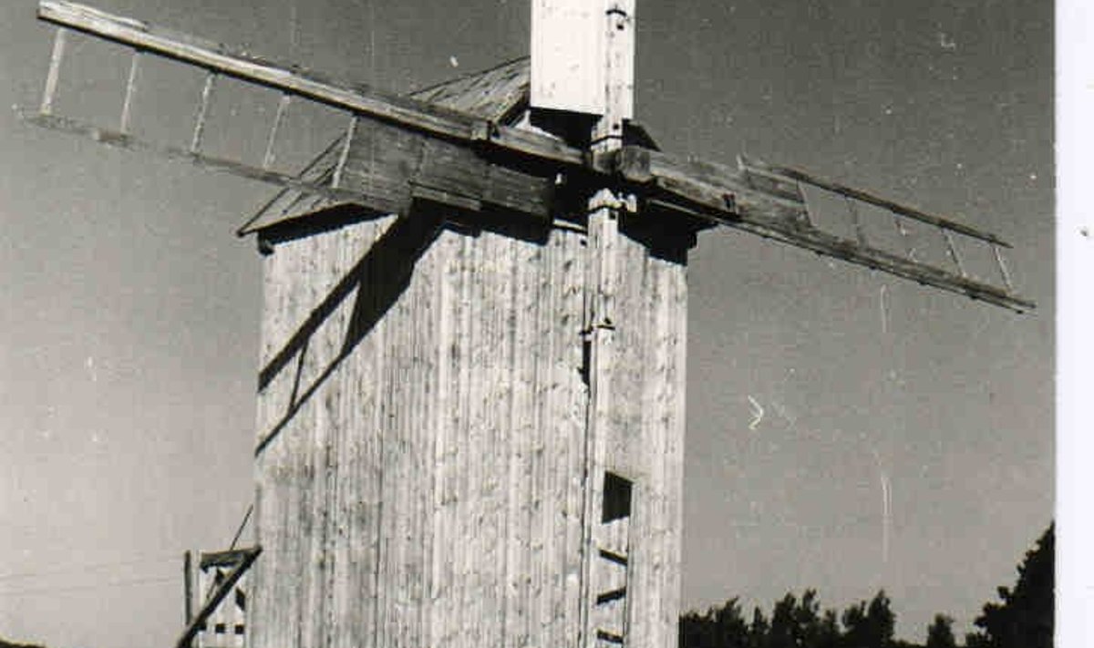 Anetsi tuulik 1989. aastal. Foto: Leedri külaselts