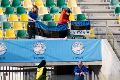 Õed Teevälid mullu märtsis Küprosel Eesti koondise Rahvuste liiga mängul.