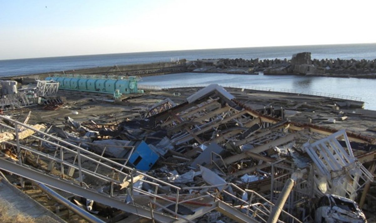 Vaade Fukushima Daiichi tuumajaamas, foto tehtud 14. aprillil 2011