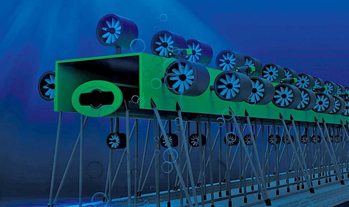 Astronomicu kavandatav ülehelikiirusega rongi­ühendus kannab Sonicloopi nime. Rong sõidaks veealuses tunnelis, mis oleks nanotehnoloogia järgi ehitatud pehmest  želatiinilaadsest materjalist. Tunneli kaitsekihi  külge kinnituvad hoovustest töötavad elektri­generaatorid.