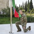 ФОТО | Ильхам Алиев поднял флаг Азербайджана в бывшей столице непризнанной Нагорно-Карабахской республики