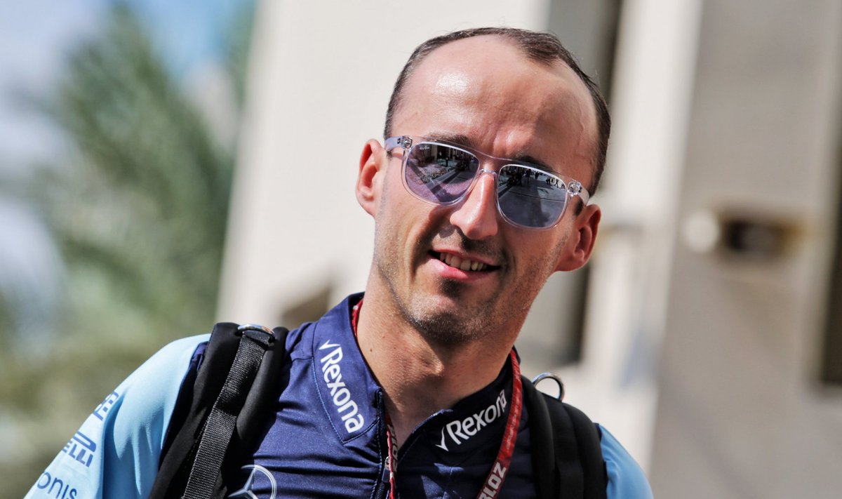 Robert Kubica Williamsi testisõitjana Abu Dhabis