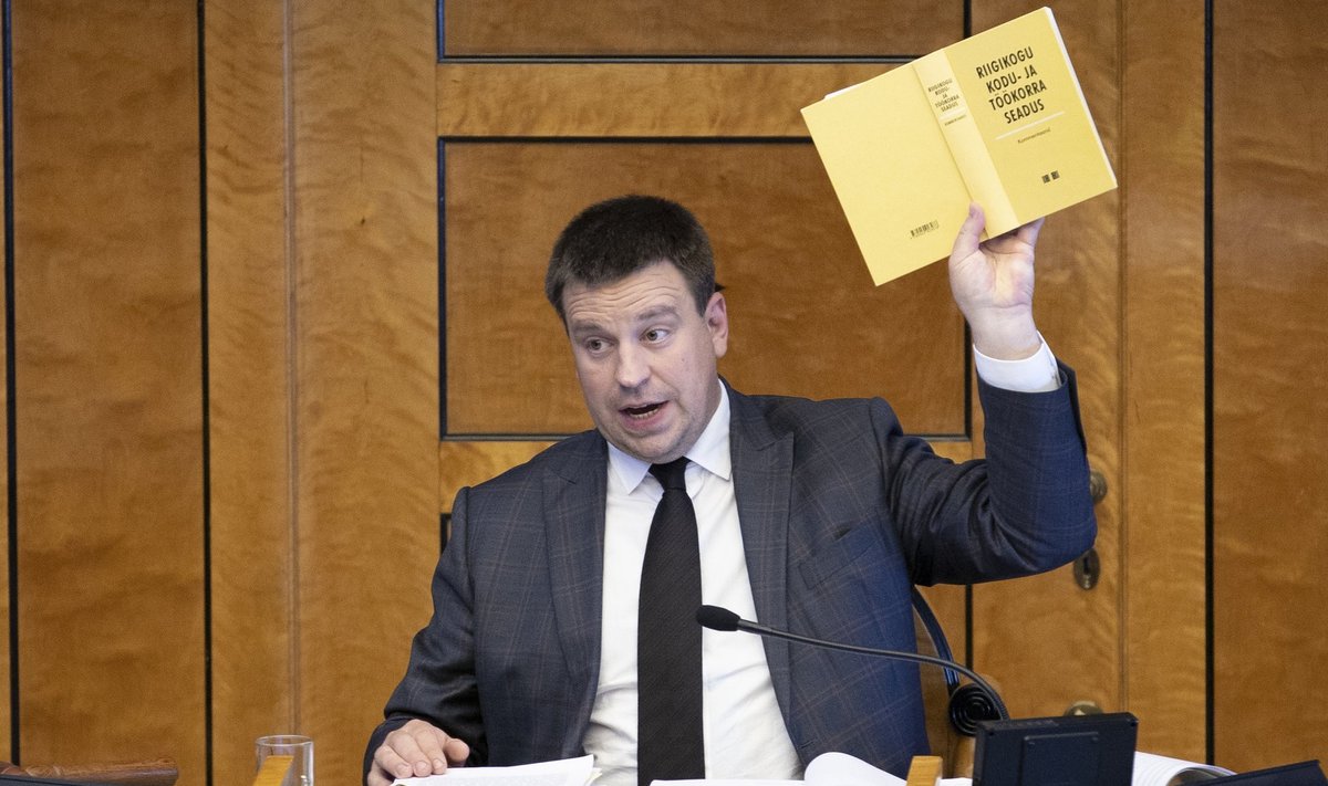 Jüri Ratas ei tunne seadust?