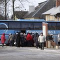 FOTOD | Kohtla-Järve elanikele oli Venemaa presidendivalimiste Narvas asuvasse valimisjaoskonda minekuks tellitud eribuss
