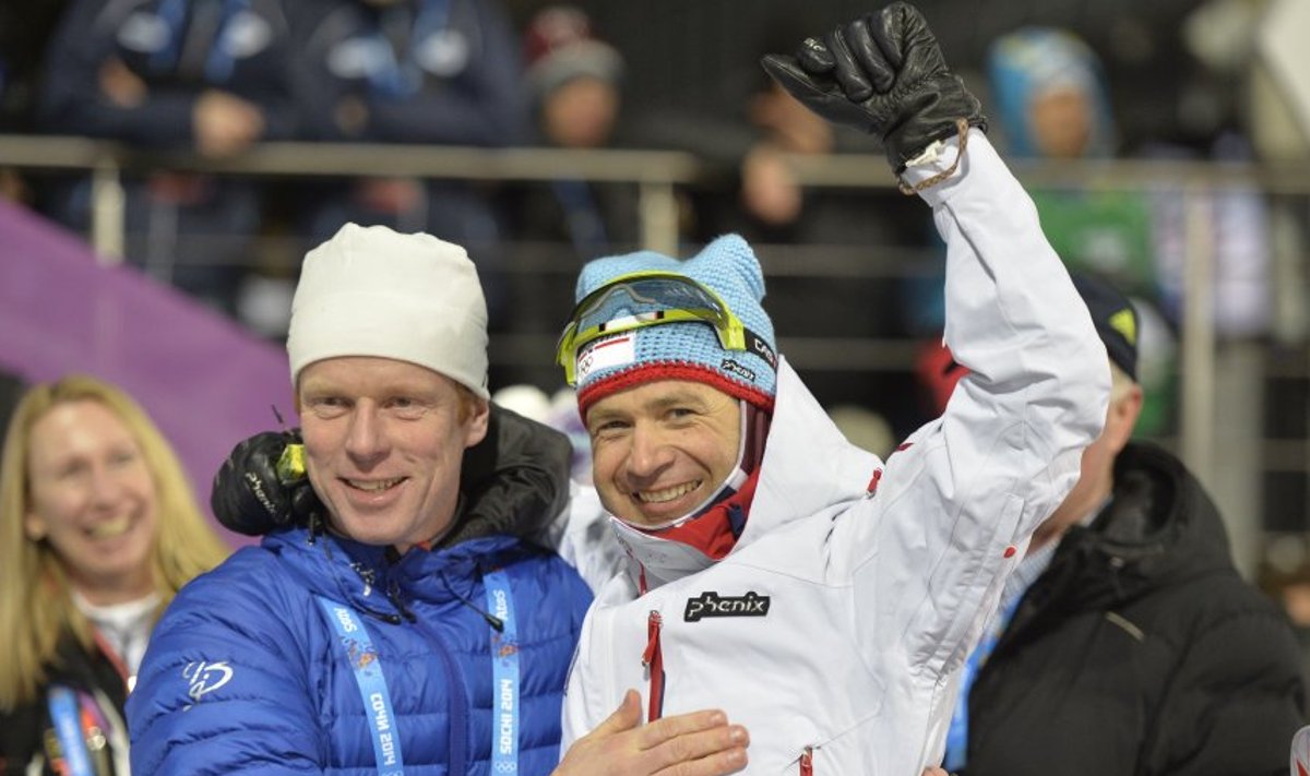 Ole Einar Björndalen ja Björn Daehlie