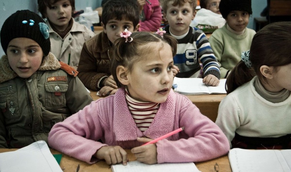 Süüria koolilapsed Türgi koolis
