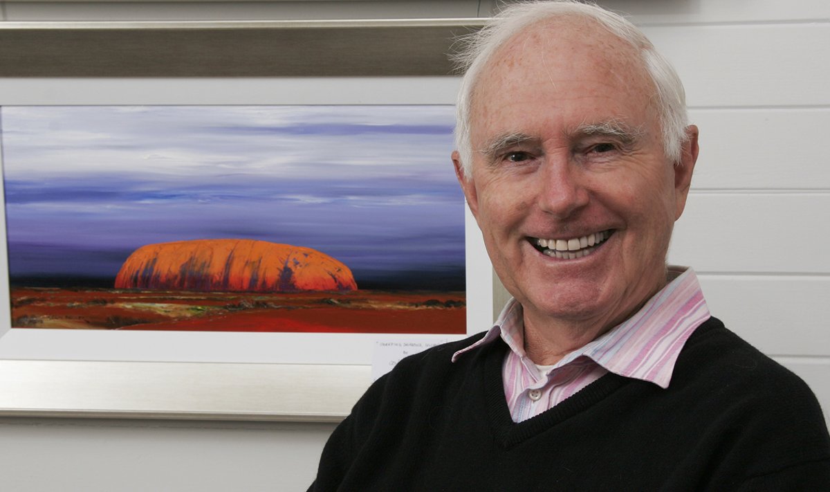 Mees ja tema looming: Austraalia galerii Quidditas Creative Arts Gallery tutvustab Eesti juurtega Colin Parkeri säravat naeratust.