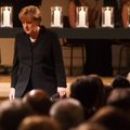 Merkel avas mälestusmärgi natside käe läbi hukkunud mustlastele
