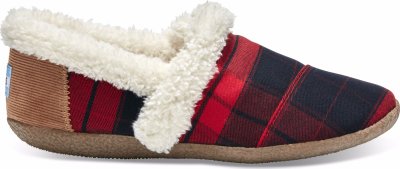 TOMS Plaid Women's Slippers Red/Black. Hind: 55,99 €