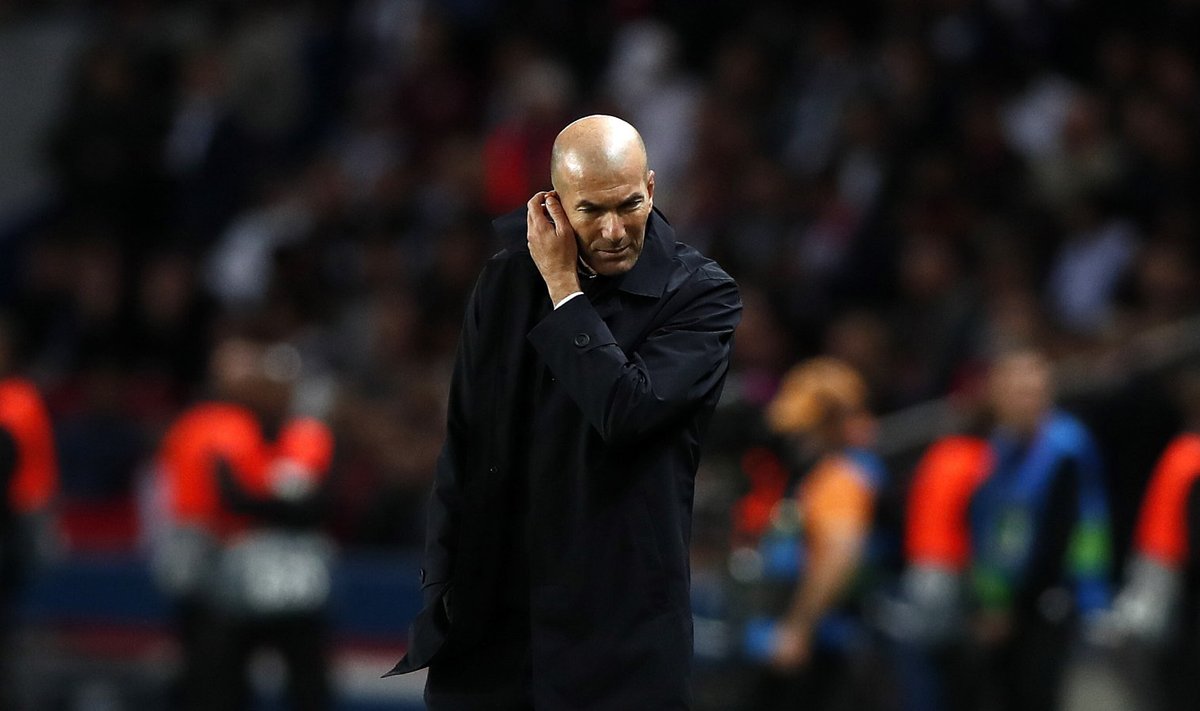 Reali peatreener Zinedine Zidane.