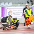 FOTOD: Draama EM-il: Hispaania jooksja kukkus U23 EM-il napilt enne finišit kokku