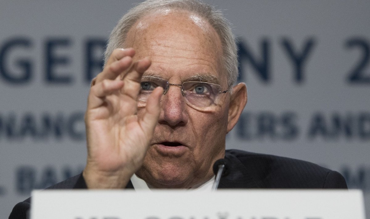 Saksamaa rahandusminister Wolfgang Schäuble 
