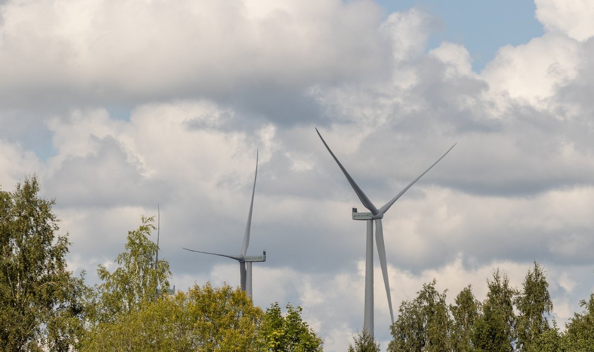 Enefit Greeni Sopi-Tootsi tuulepargi (pildil) valmimine on märgatavlt Eesti tuuleenergia tootmist suurendanud.