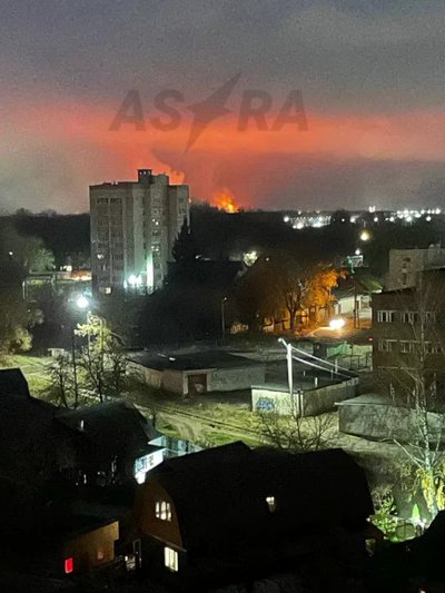 Telegrami-kanali Astra avaldatud pilt Brjanski põlengust