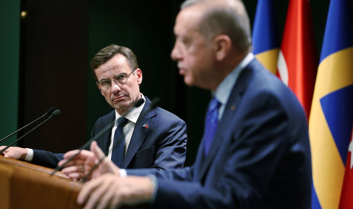 Встреча Кристерссона и Эрдогана в Анкаре