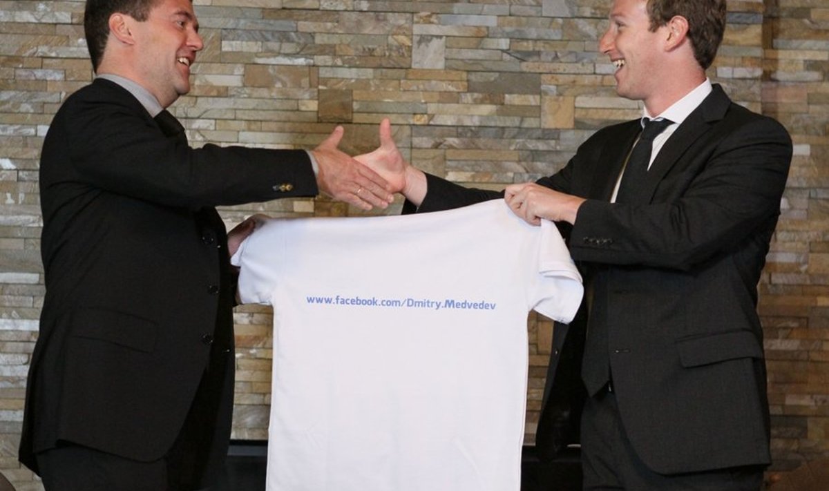Medvedev ja Zuckerberg 