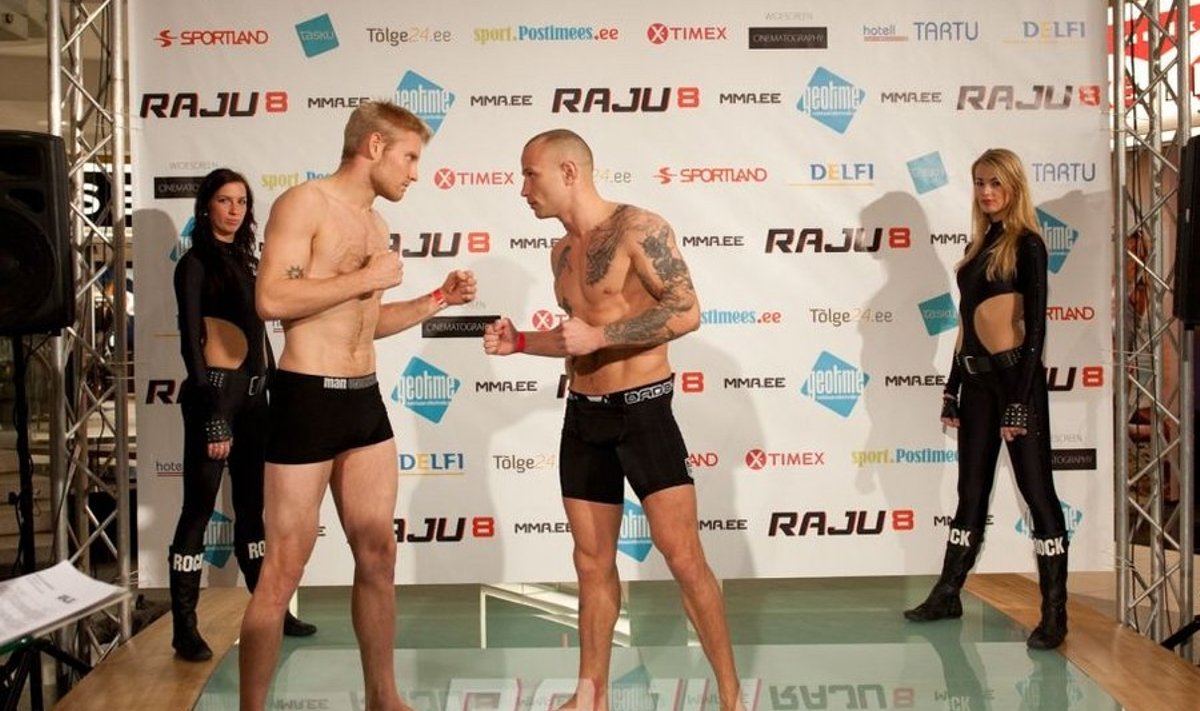 Juho Valamaa (Soome) vs Dmitri Ivanov (3D Treening, -Tallinn) Foto: MMA Raju