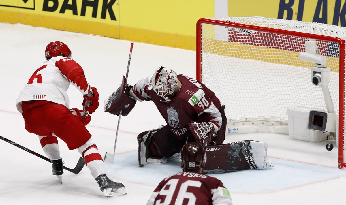 NHL-i punktimasina Nikita Kutšerovi värav aitas Venemaal laupäeval alistada Läti 3 : 1. Tähtsamad mängud ootavad alles ees.